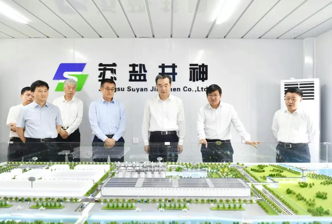 淮安市委书记史志军到苏盐井神公司考察调研