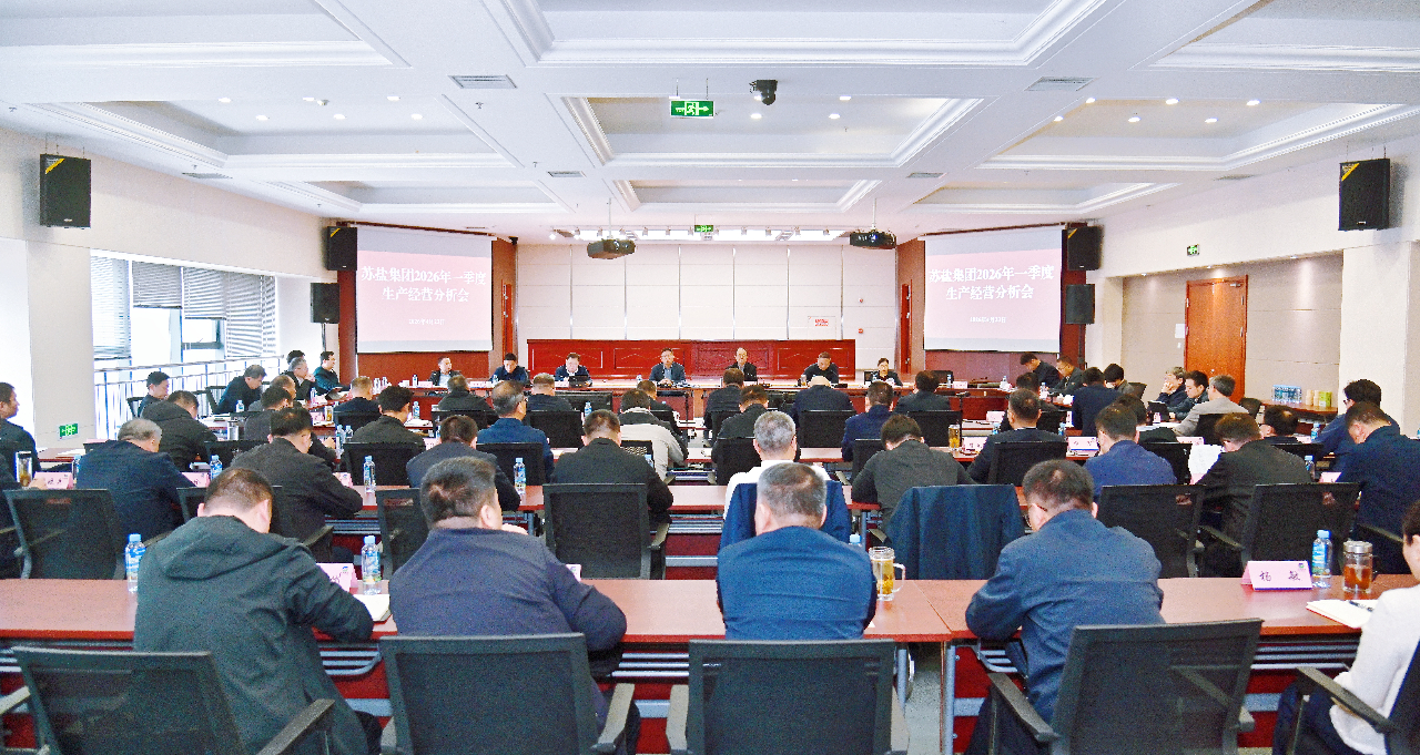 苏盐集团召开2026年一季度生产经营分析会
