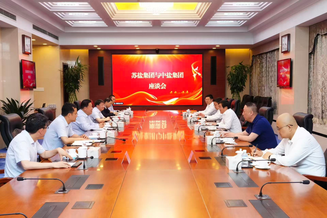 苏盐集团领导赴中盐集团拜访交流