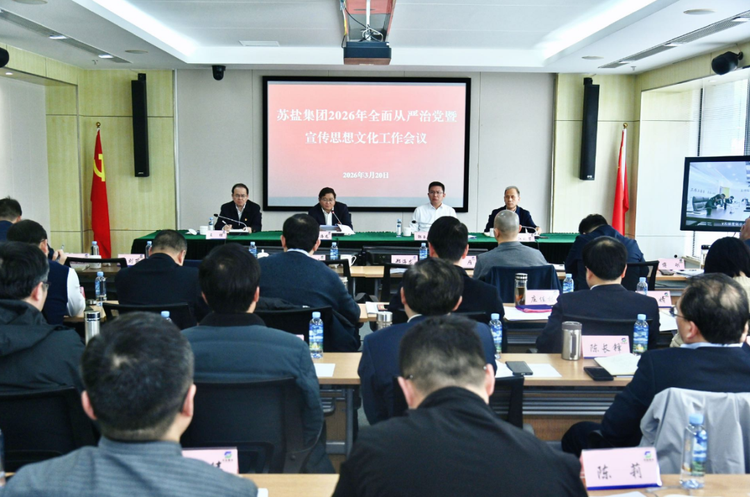 苏盐集团党委召开2026年全面从严治党暨宣传思想文化工作会议