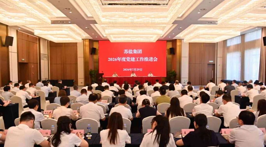 苏盐集团党委召开党建工作推进会